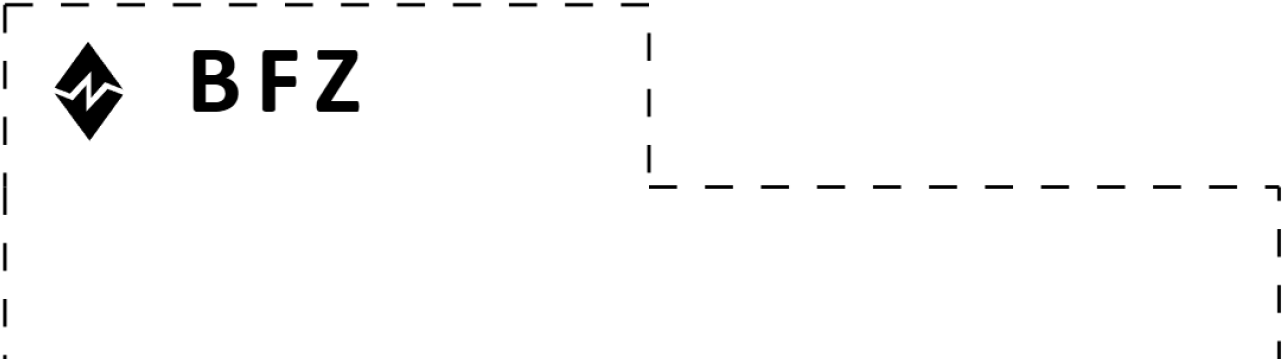 Dashed line divider example